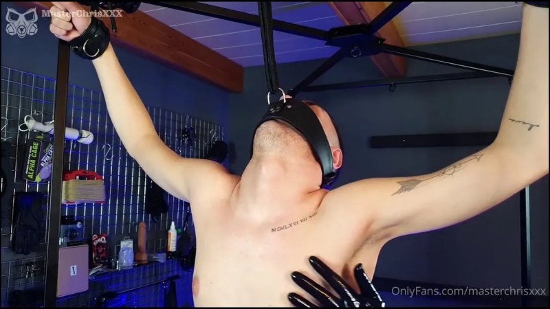 2021 07 20 I Tried The New Gag Yesterday. Part 1. I Choked A Little And I Then Squeezed His Balls. video
