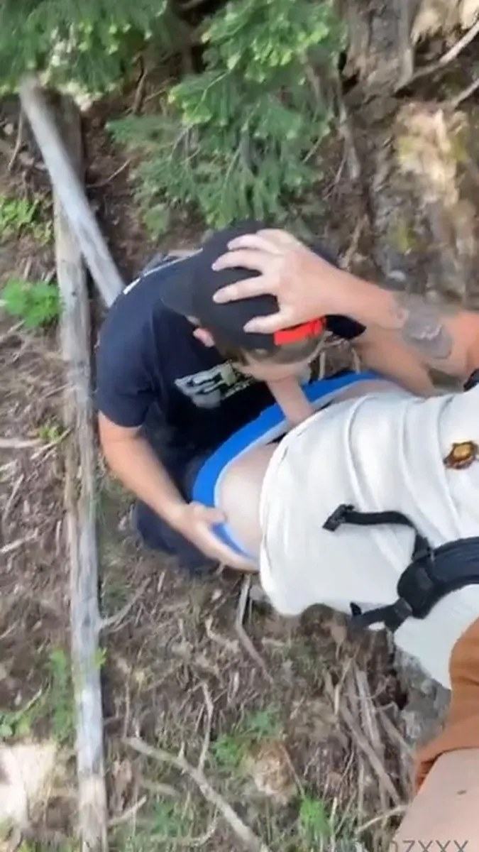 Feeding Him A Load In The Woods video