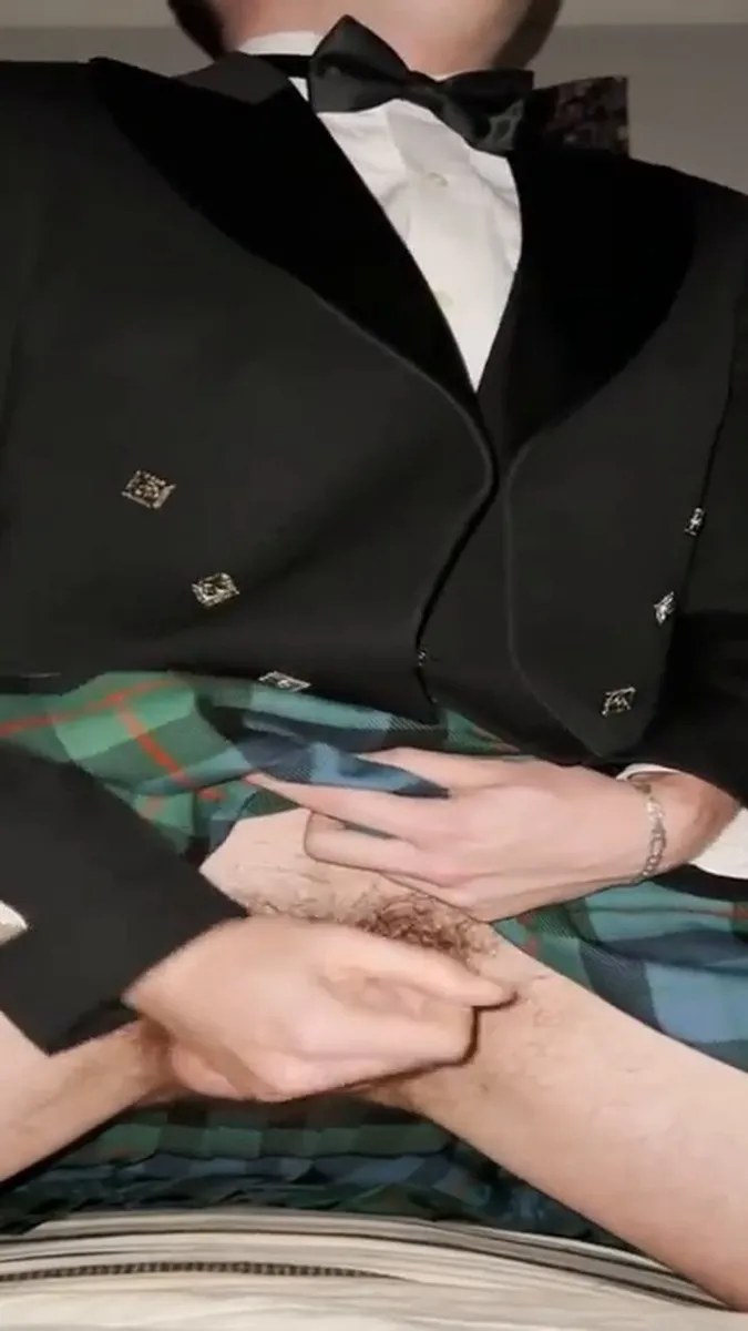 Just A Scottish Boy Wearing His Kilt video
