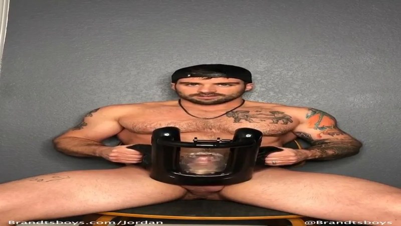 Edging My Cock With A Quickshot Launch – JordanxBrandt – Gay For Fans (1) video