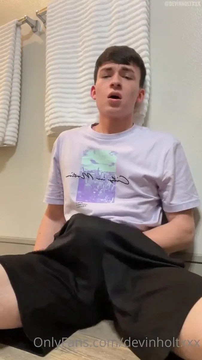 'Playing In My Shorts Until I Cum After Sucking Another Load ..' By Devinholtxxx From OnlyFans video