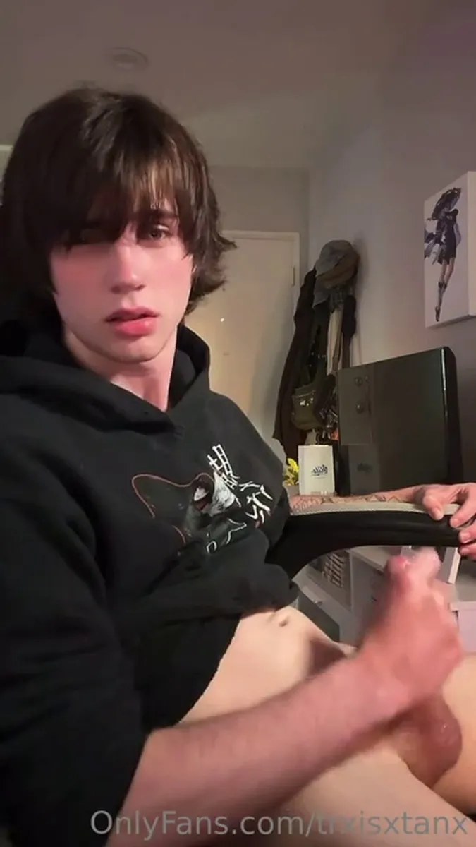 Side View Of Quick Cum video