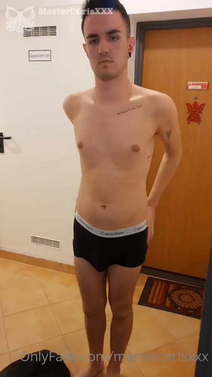 2021 08 14 When The Slave Gets Home, He Knows He Has To Undress In The Hallway Before He Enters The Apartment.  video