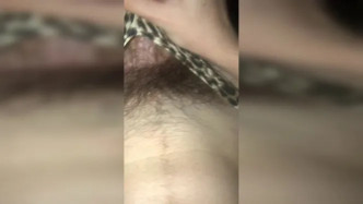 19 Year Old Hairy College Guy Jesse Gold Jerks Off Wearing Leopard Thong video
