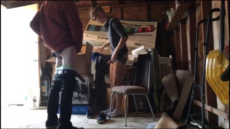 Teen Neighbor Rim & BB In Garage video