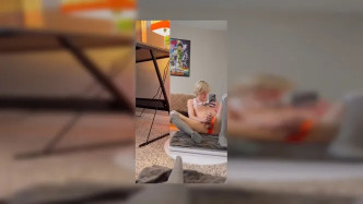 Femboy Hooters Cosplay video