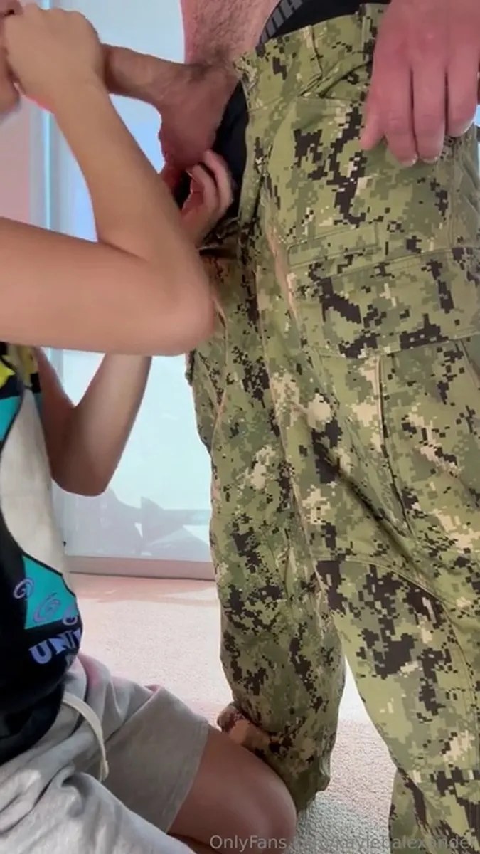 Hot Married Big Cock Soldier Wanted A Break OF video