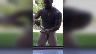 Jordan Gets Locked Outside And Forced To Jerk Off And Lick His Cum  JordanxBrandt – Gay Fo video