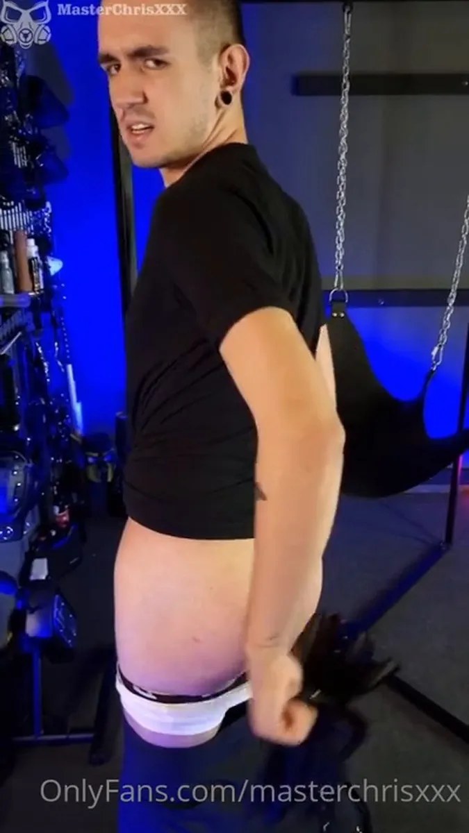 2022 12 14 My Slave Spanking Himself With My Leather Gloves. It Is Important That The Boy Can Punish Himself! I video