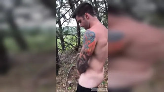 Jordan Jerking Off Outside – JordanxBrandt – Gay For Fans (1) video